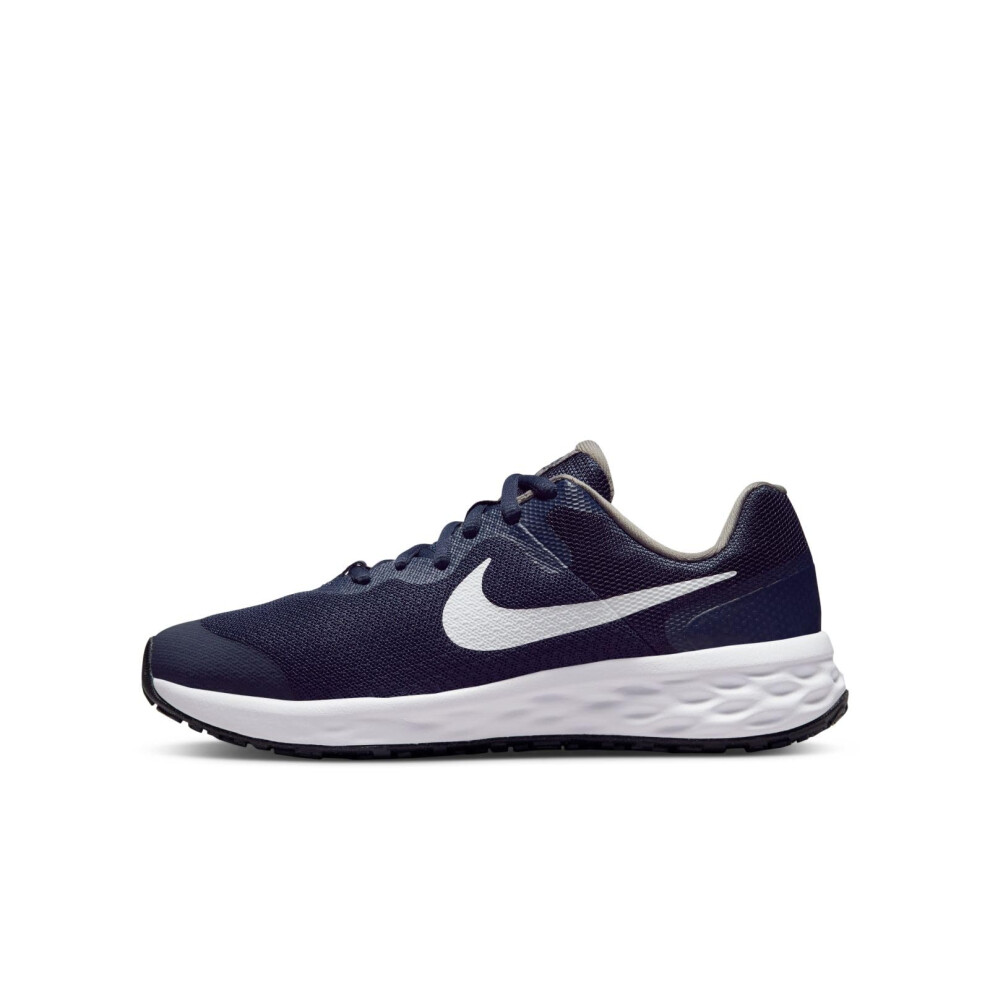 NIKE Boy's Sneakers Gymnastics Shoes  Midnight Navy White Flat Pewter