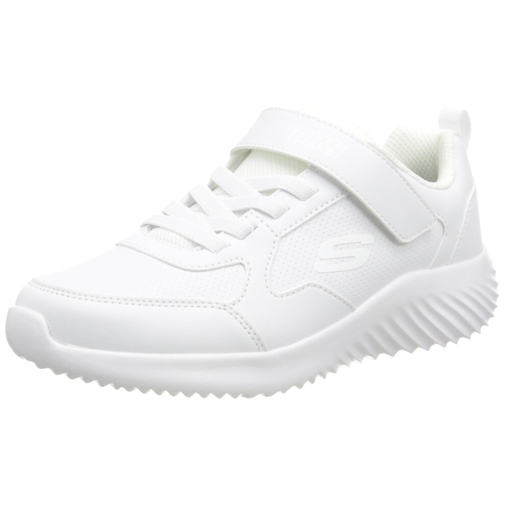 Skechers Kids Boy's Bounder Sneaker  White  3.5 Big Kid