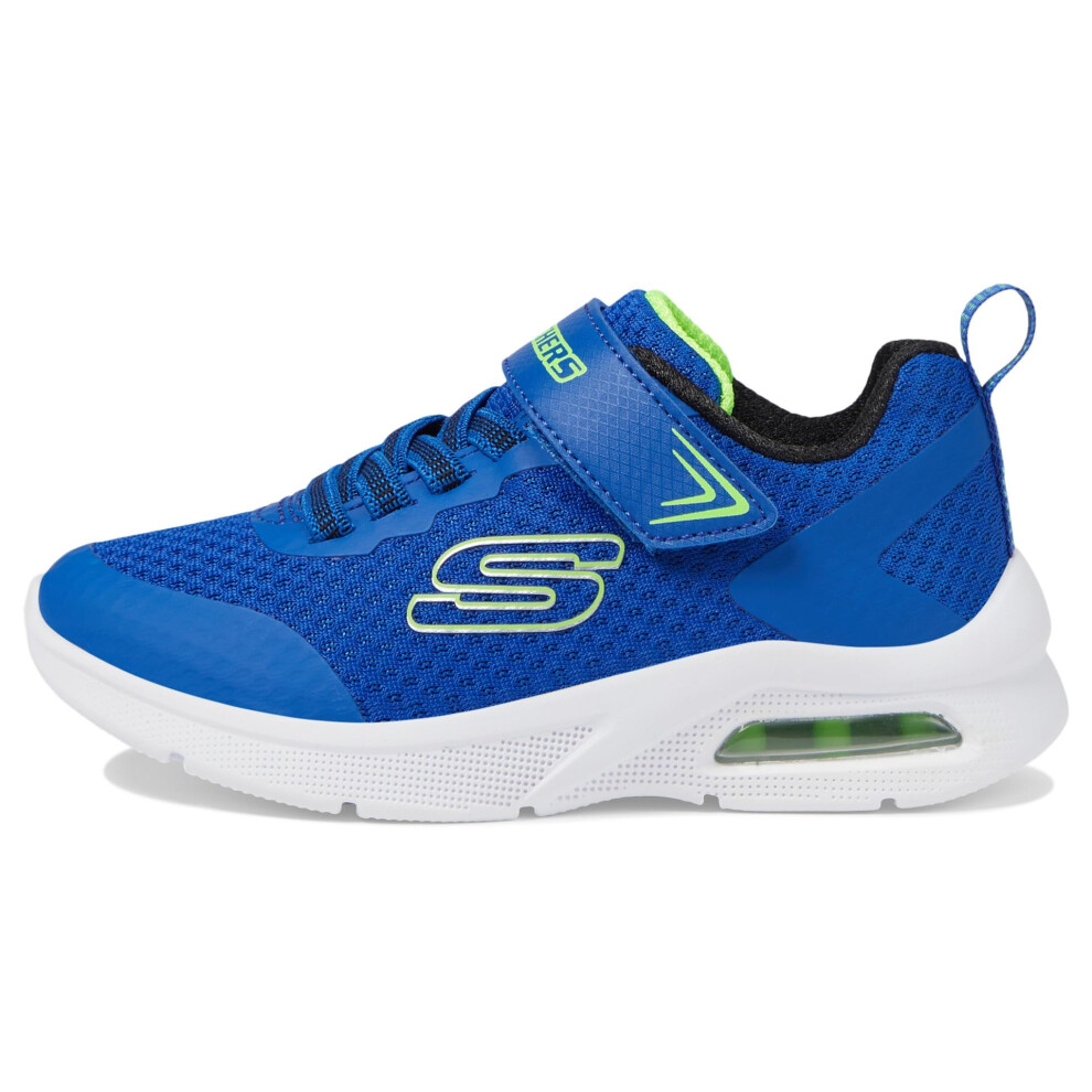 Skechers Kids Boy's Microspec Max Sneaker  Blue/Lime  2.5 Little Kid