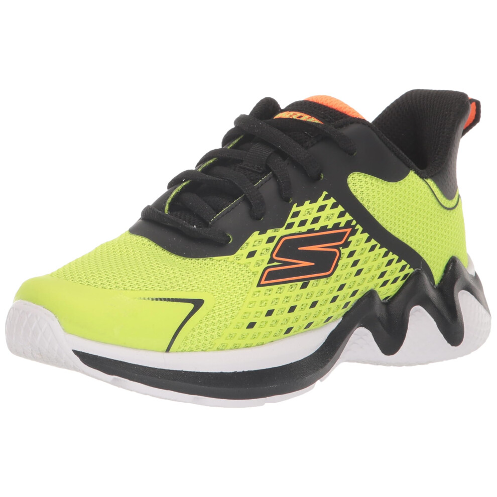 Skechers Kids Boy's Wave Tek Sneaker  Yellow/Black  5 Big Kid