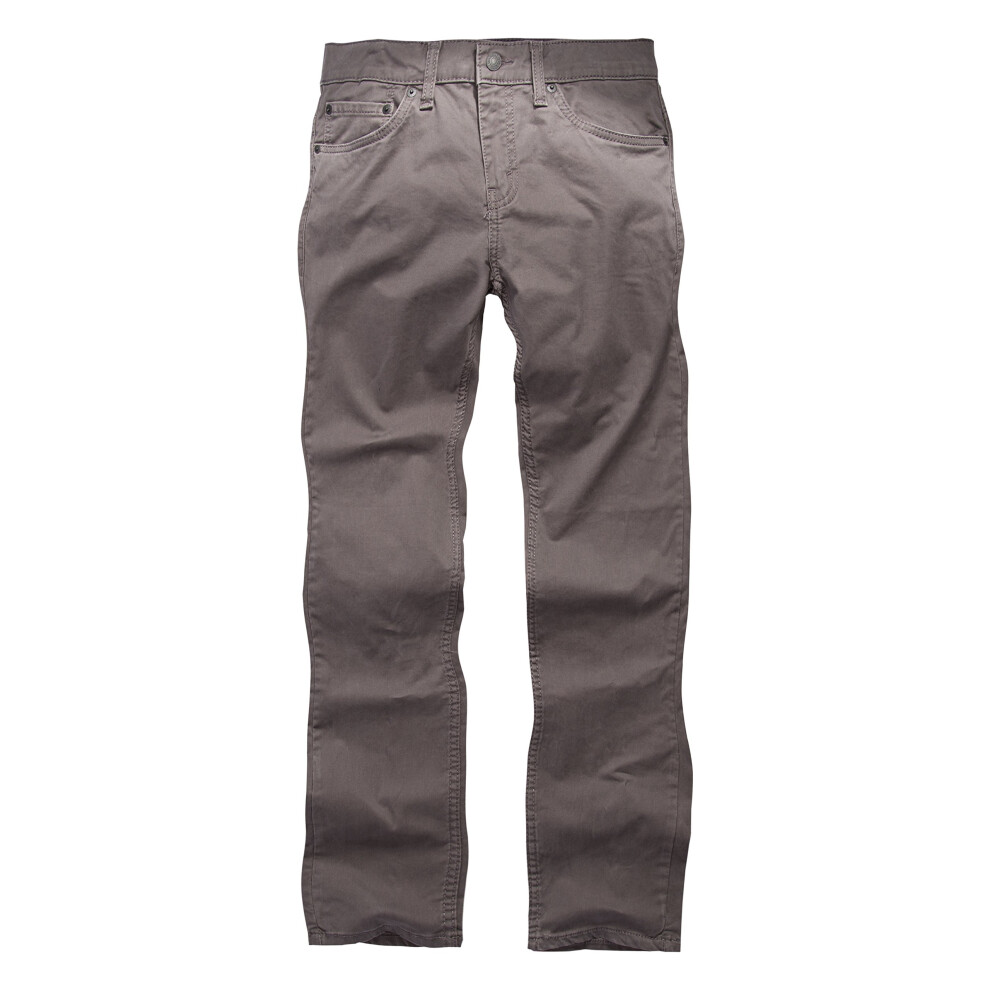 Levi's Boys' Big 511 Slim Fit Uniform Pants  Dark Gull Grey  14