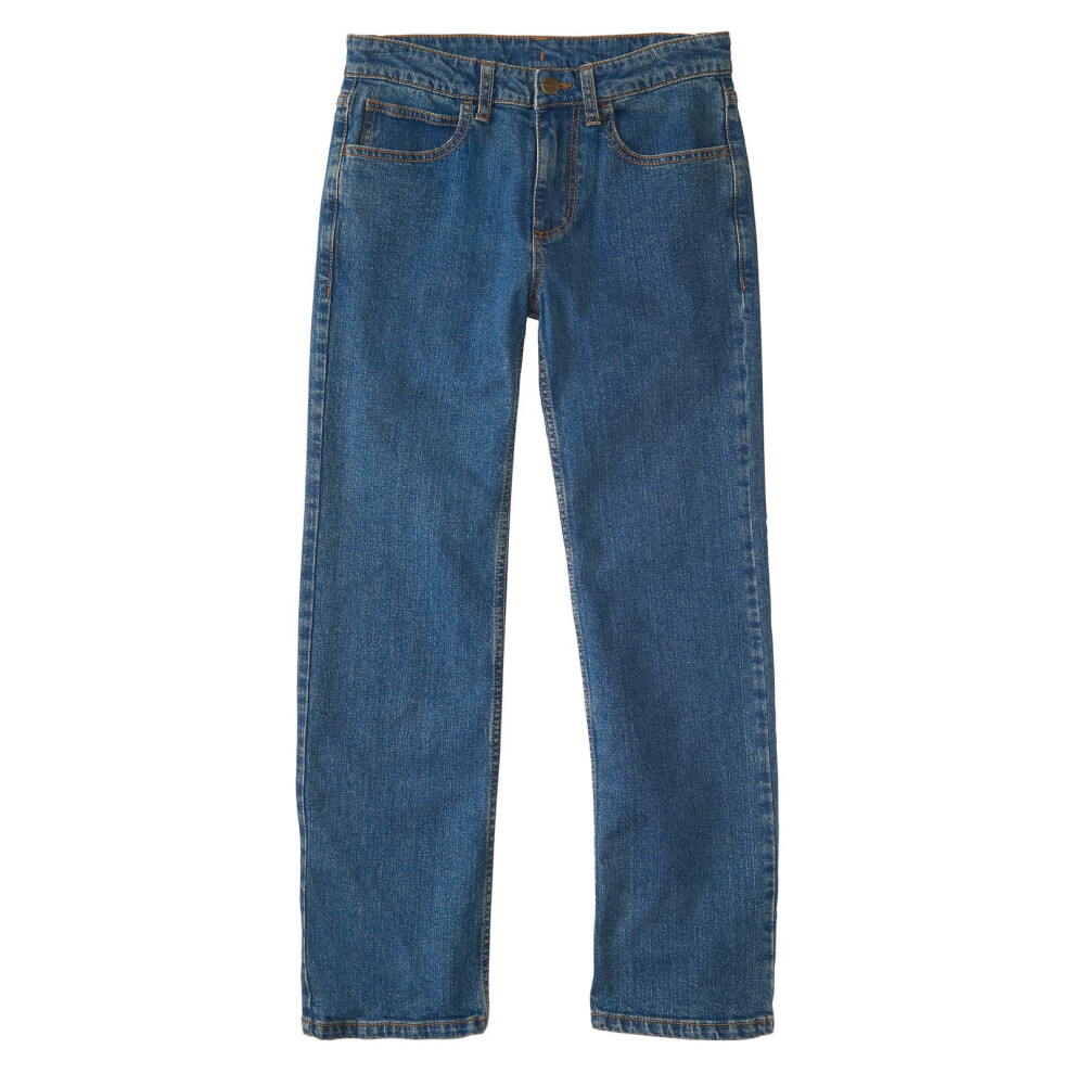 Carhartt Boys' Big Denim Pant  Medium wash  10