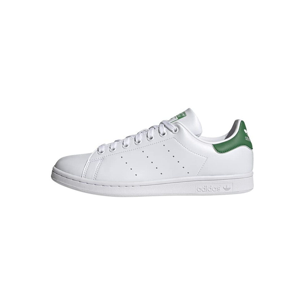 adidas Originals Stan Smith Sneaker  White/White/Green  7 US Unisex Bi