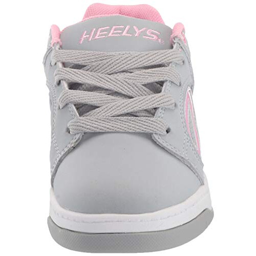 HEELYS Unisex-Child Voyager Παπούτσι Τένις, Γκρι/Ροζ, 7 Μεγάλο Παιδί 1