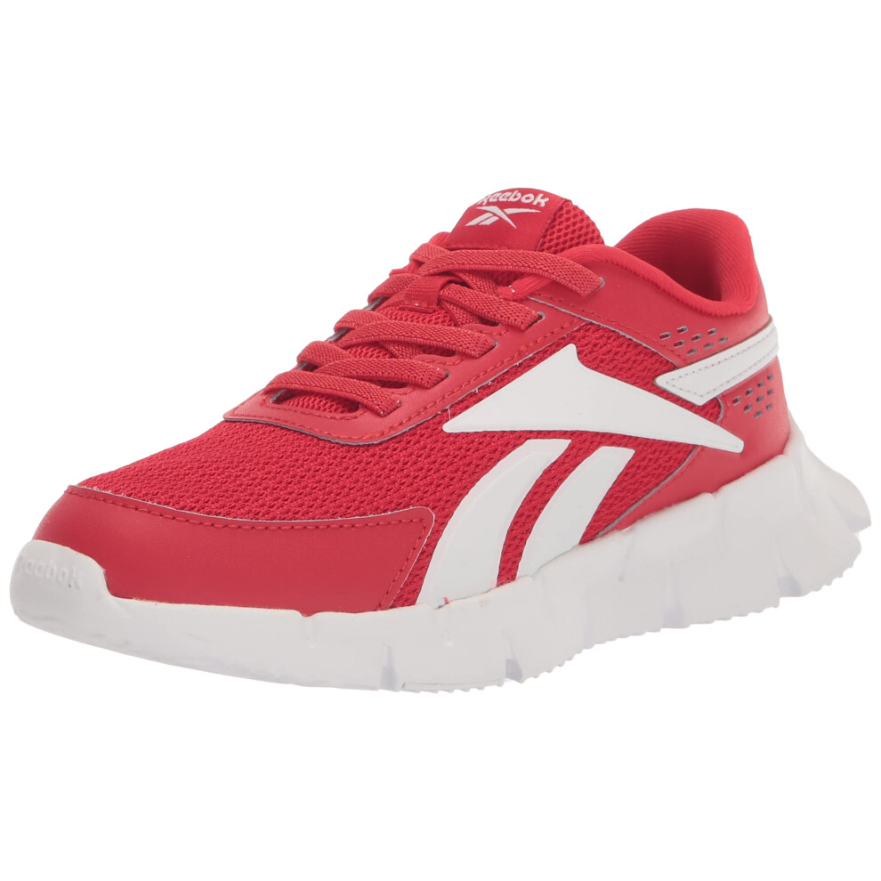 Reebok Boy's Zig Dynamica 2.0 Sneaker  Vector Red/White  4.5 Big Kid