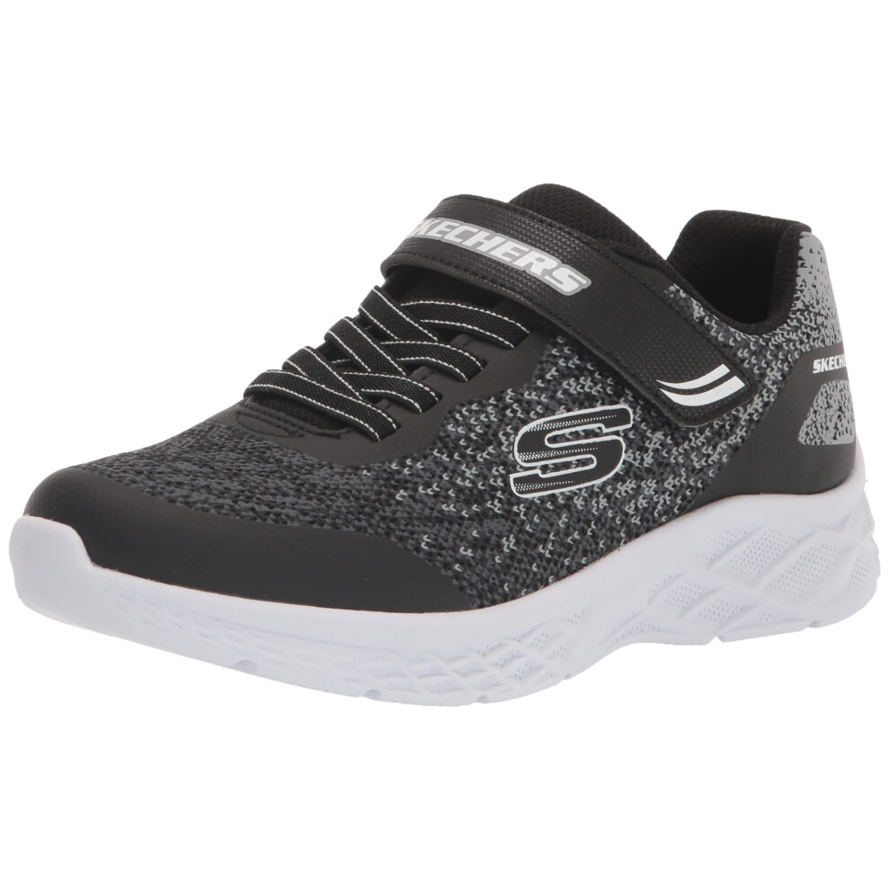 Skechers Kids Boy's MICROSPEC II Sneaker  Black/Grey  11 Little Kid