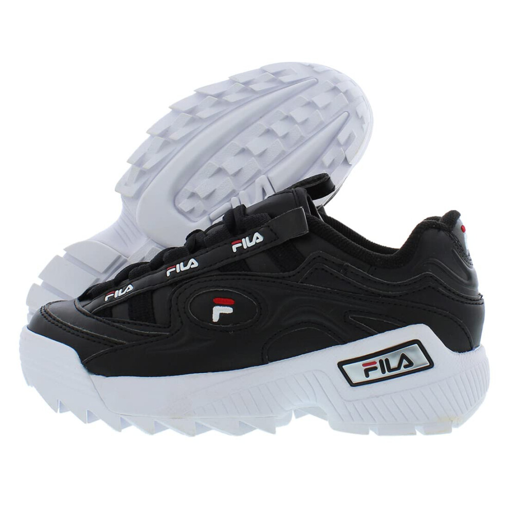 Fila D-Formation Boys Shoes Size 4  Color: Black/White