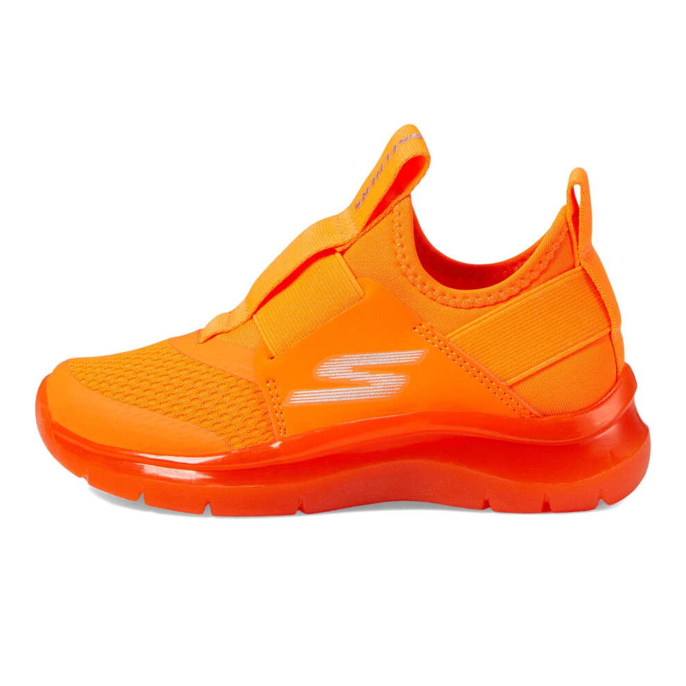 Skechers Kids Boy's Skech Fast Ice Sneaker  Orange  1 Little Kid