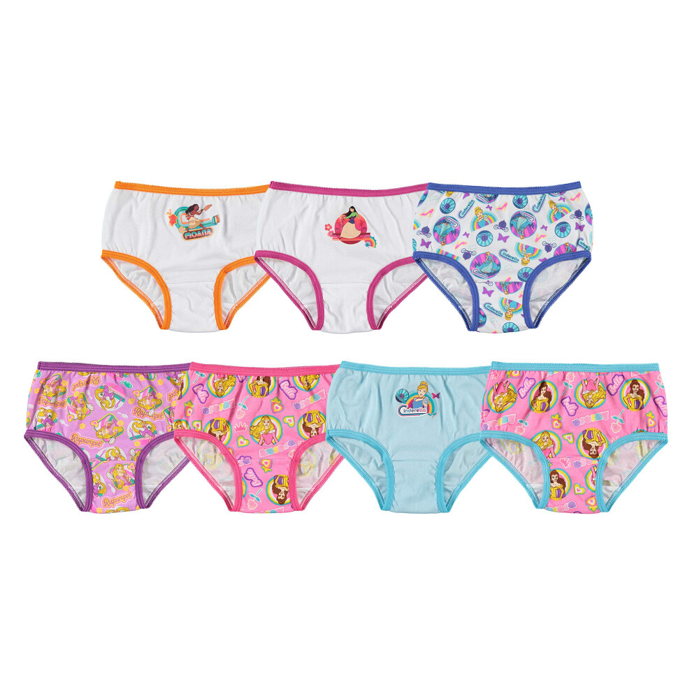 Disney Girls Princess Panty Multipacks With Favorites Cinderella  Bell