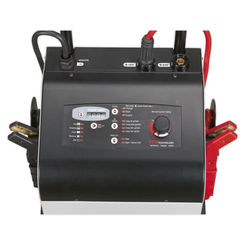 Sealey Sealey 12/24V Electronic Charger Maintainer/Starter 100/650A ECS650 1