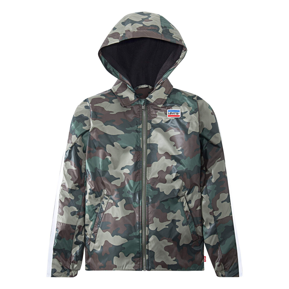 Levi's Kids' Big Boys' Windbreaker  Cypress Camo  Medium