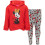 Disney Disney Minnie Mouse Κορίτσι Κουκούλα και Κολάν Σετ Κόκκινο 2T 1