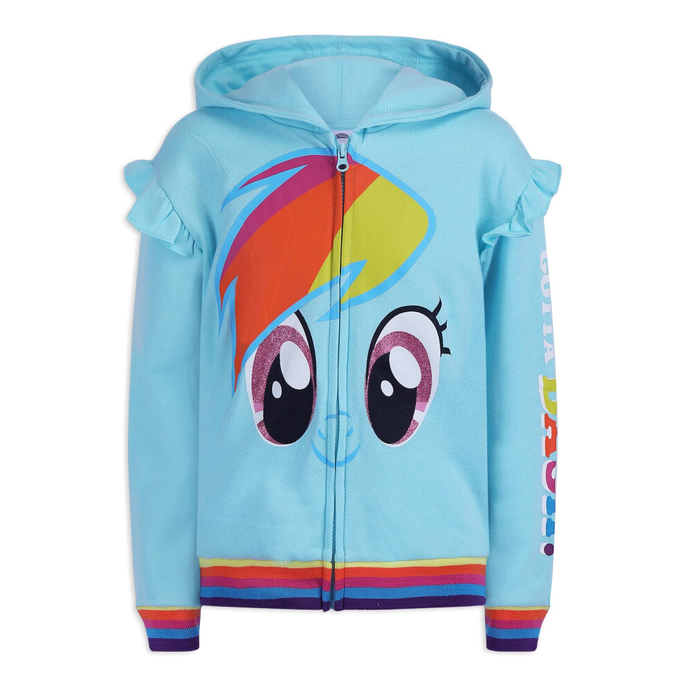 My Little Pony Girls Zip Up Hoodie for Toddler  Little and Big Kids -