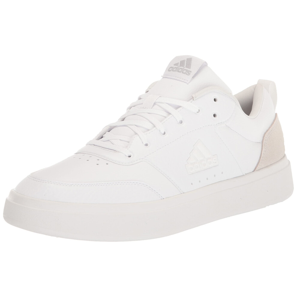 adidas Men's Park Street Sneaker  White/White/Grey  8