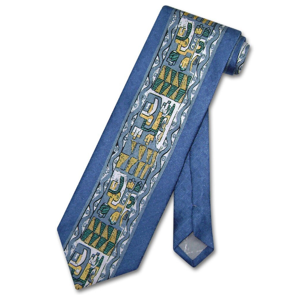 Antonio Ricci SILK NeckTie Made in ITALY Geometric Design Men's Neck T