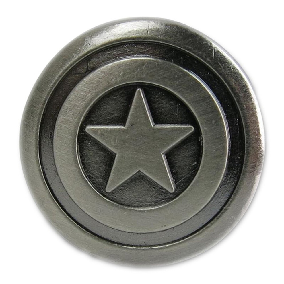 Marvel Captain America Shield Deluxe Pewter Lapel Pin