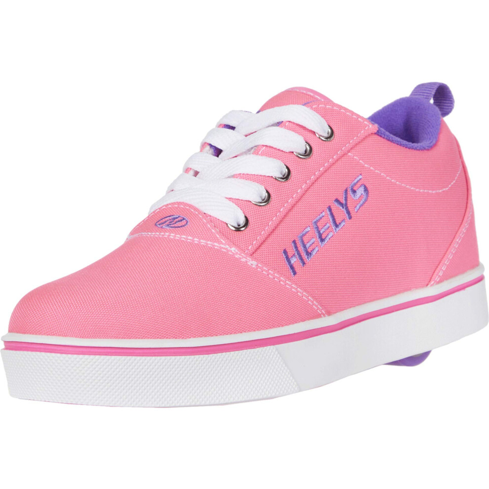 HEELYS Girl's Pro 20 (Little Kid/Big Kid/Adult) Pink/White/Lilac 4 Big