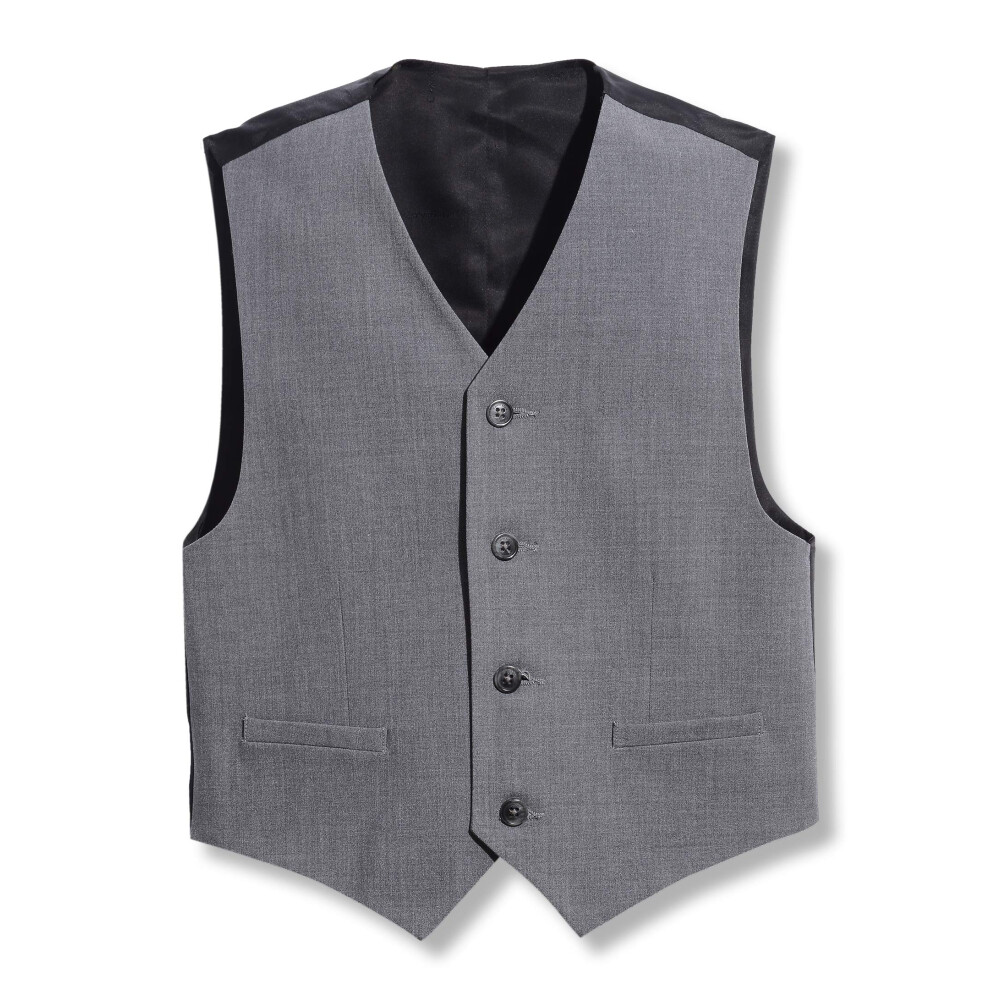 Calvin Klein Boys' Formal Suit Vest  Tailored Fit & Adjustable Back St