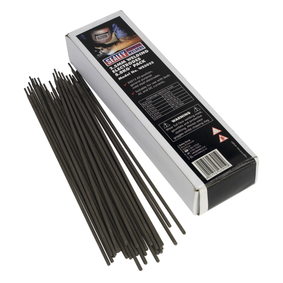 Sealey Welding Electrodes 2.5 x 300mm - 5kg Pack WE5025