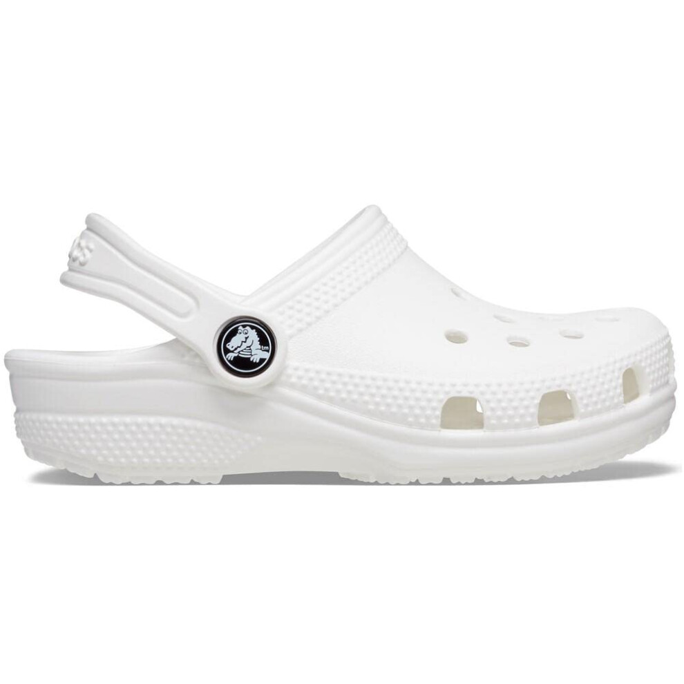 Crocs Kids' Classic Clog   White/White  2 Little Kid