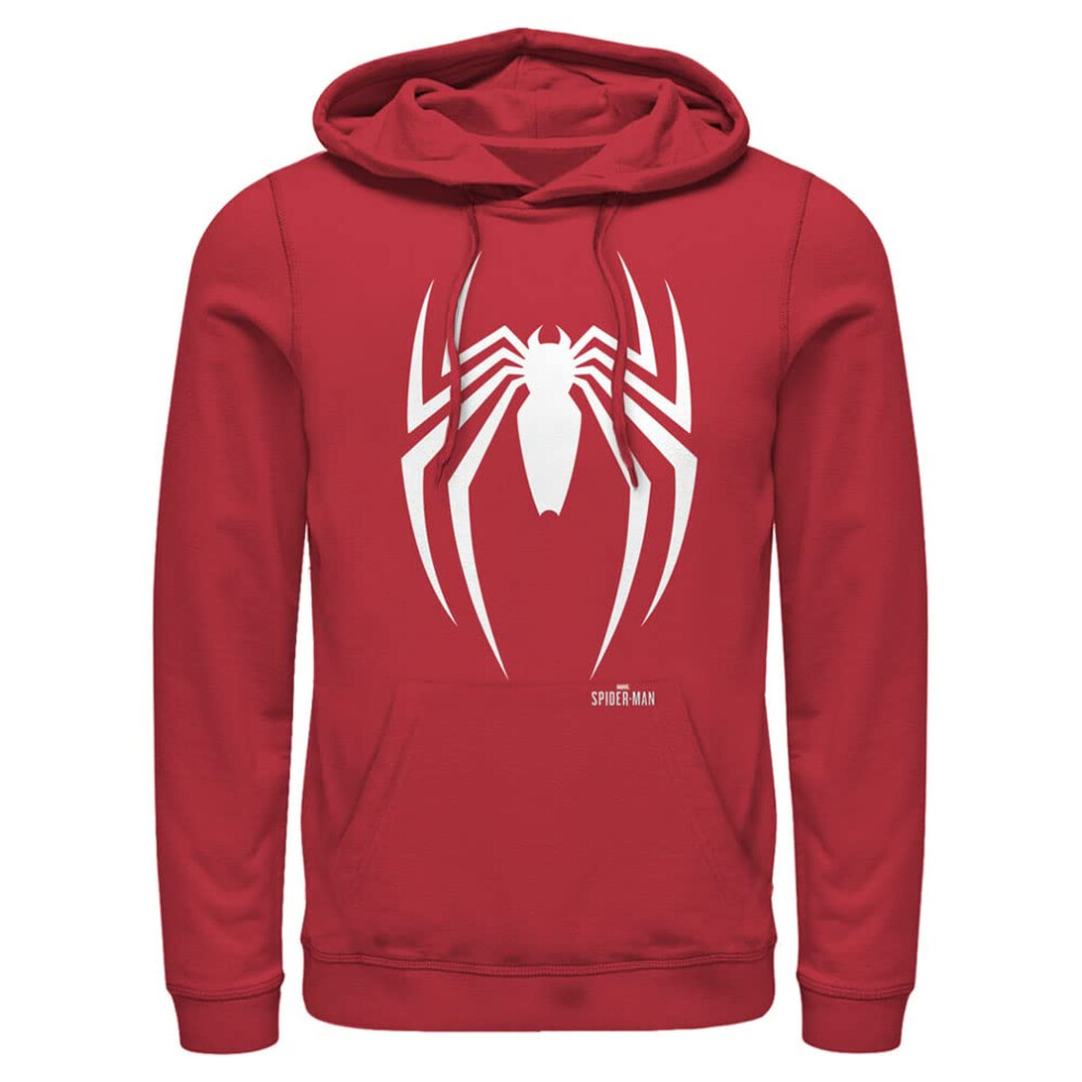 Marvel Universe Spider-Man Gamerverse Mens Pullover Hoodie  Red  Mediu