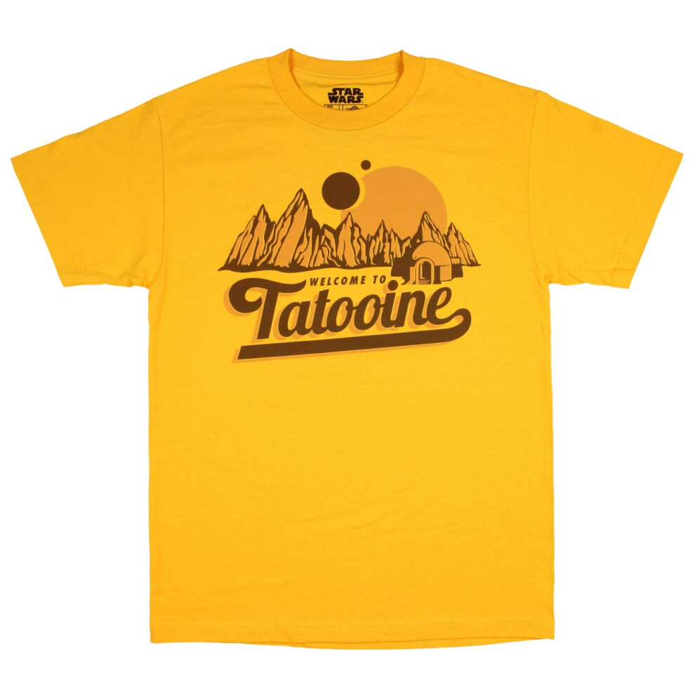 T-Shirt - Star Wars - New Tatooine - Yellow  Small