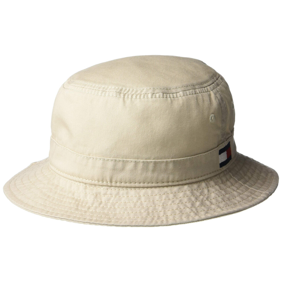 Tommy Hilfiger Men's Ardin Bucket Hat  Stone  L/X-Large