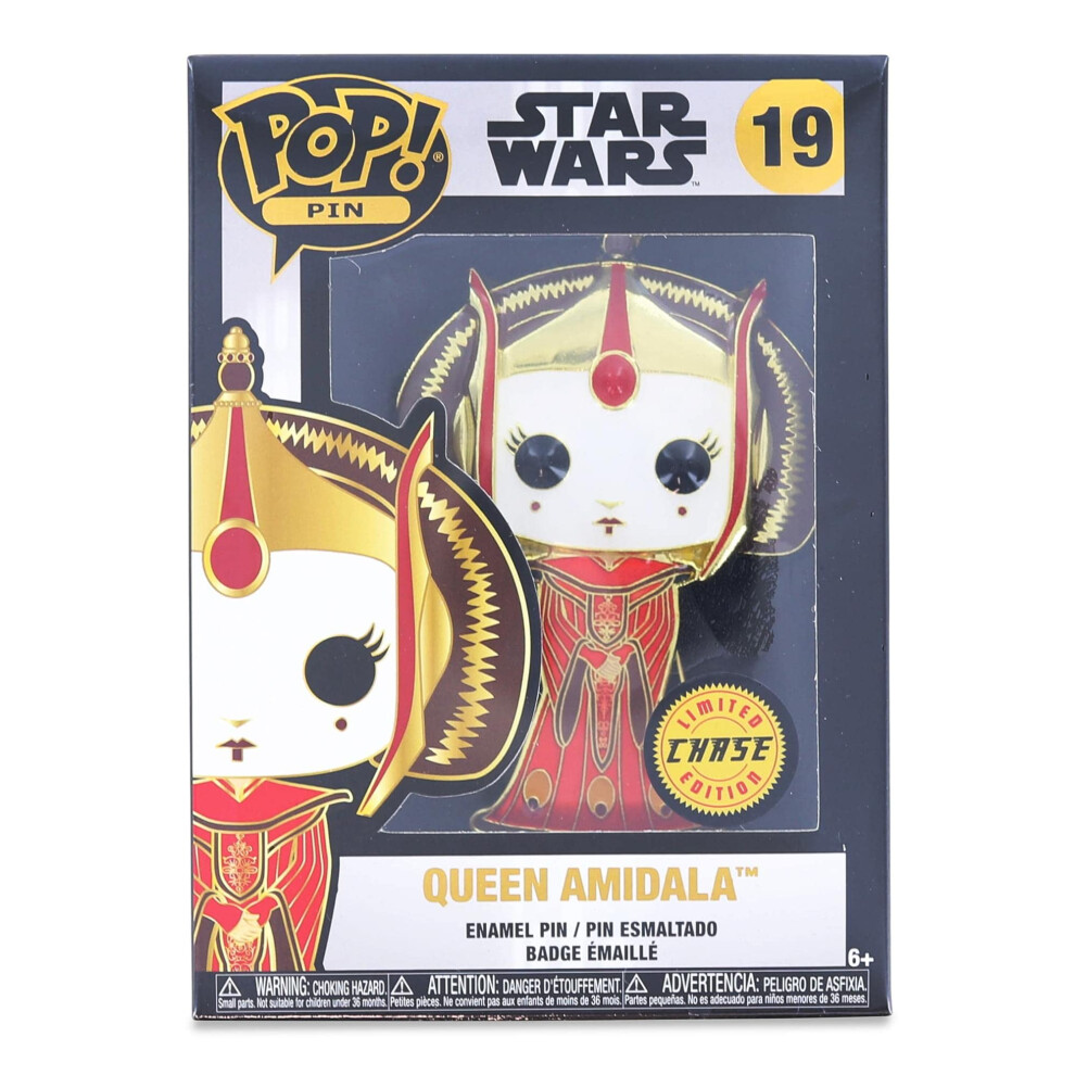 Funko Star Wars Pop Large Enamel Pin No. 19 Queen Amidala - Chase