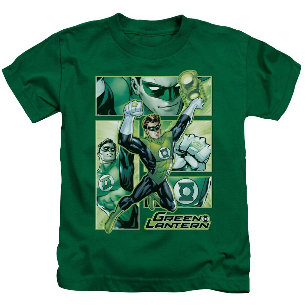 Justice League DC Comics Green Lantern Panels Little Boys T-Shirt Tee