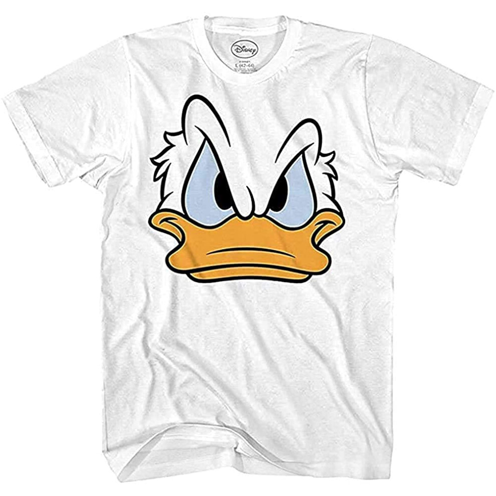 Disney Mad Donald Duck Face World Disneyland Funny Costume Adult Tee G