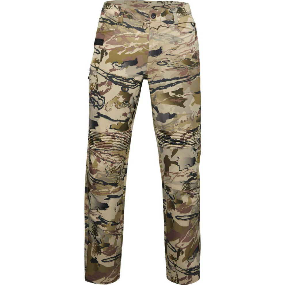 Under Armour mens Backwoods Straight Leg Pants   Ua Barren Camo (999)/