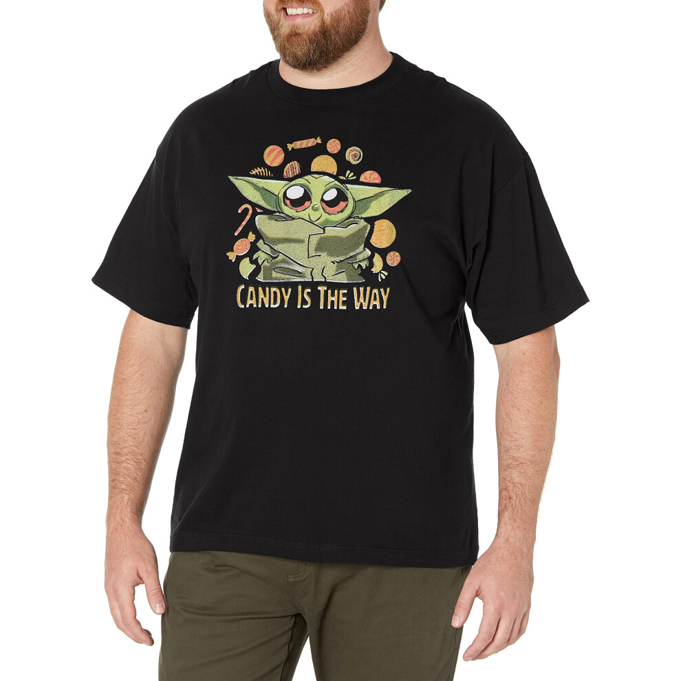 Star Wars Mandalorian Candy is The Way Men's Tops Short Sleeve Tee Shi