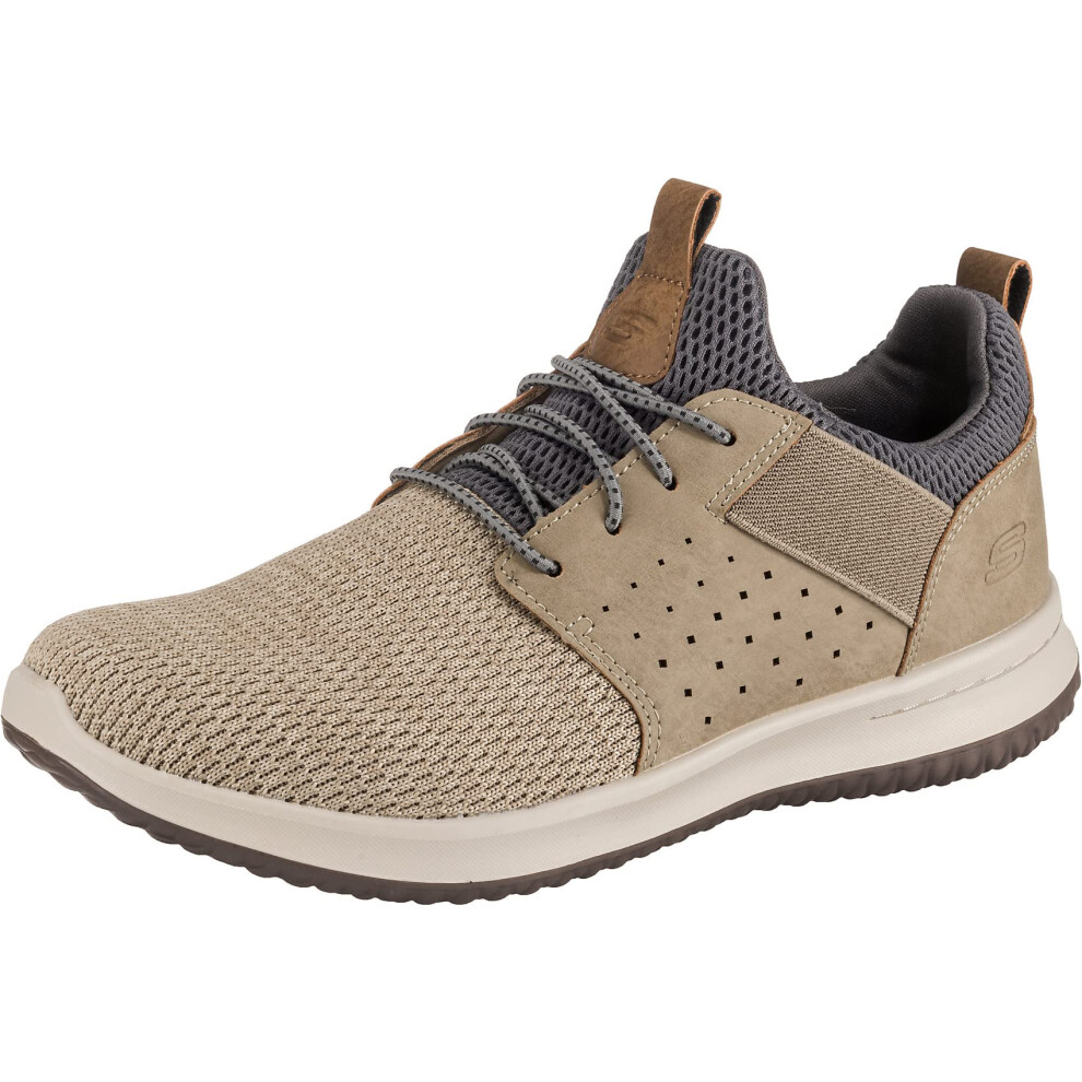 Skechers Men's Classic Fit-Delson-Camden Sneaker  Taupe  7.5 M US