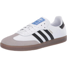 adidas Originals Men's Samba OG Sneaker White/Black/Granite 5.5