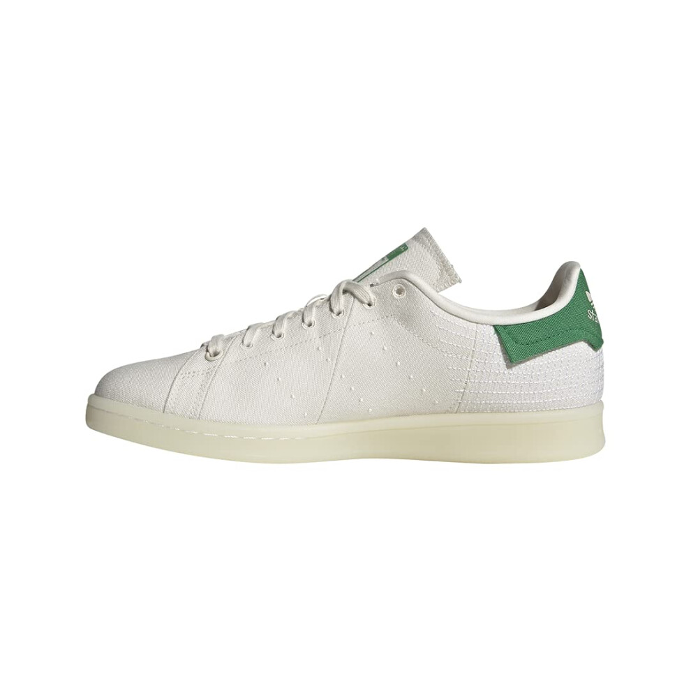 adidas Originals mens Stan Smith Primeblue White/Green/Black 6