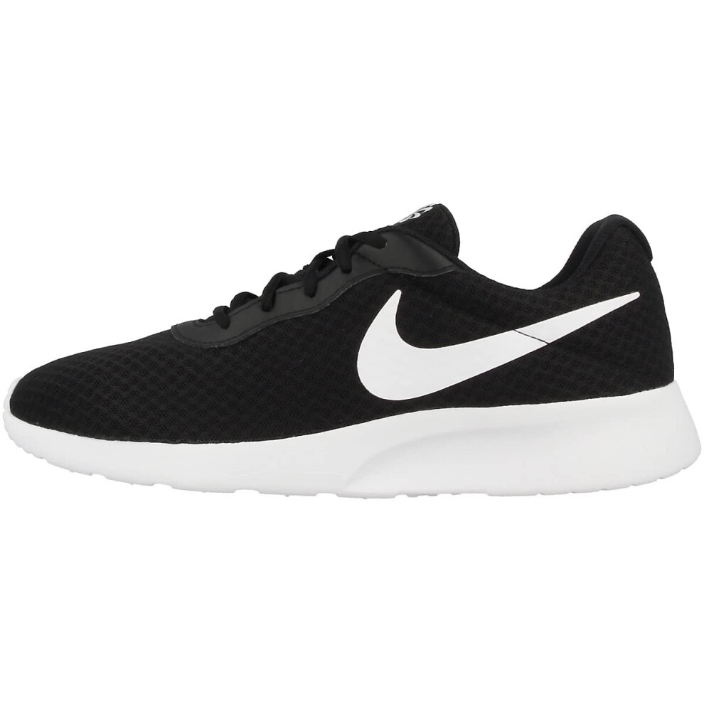 NIKE Men's Low-Top Sneaker  Black White Barely Volt Black  8.5