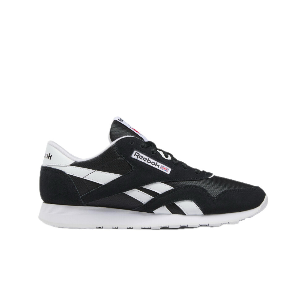 Reebok Men's Classic Nylon Sneaker Black/White