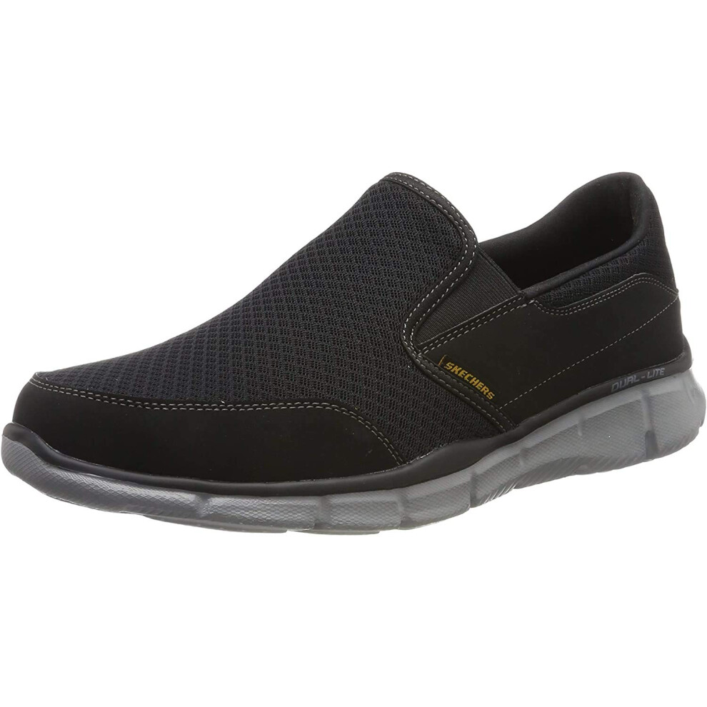 Skechers Men's Equalizer Persistent Slip-On Sneaker  Black/Gray  9.5 M