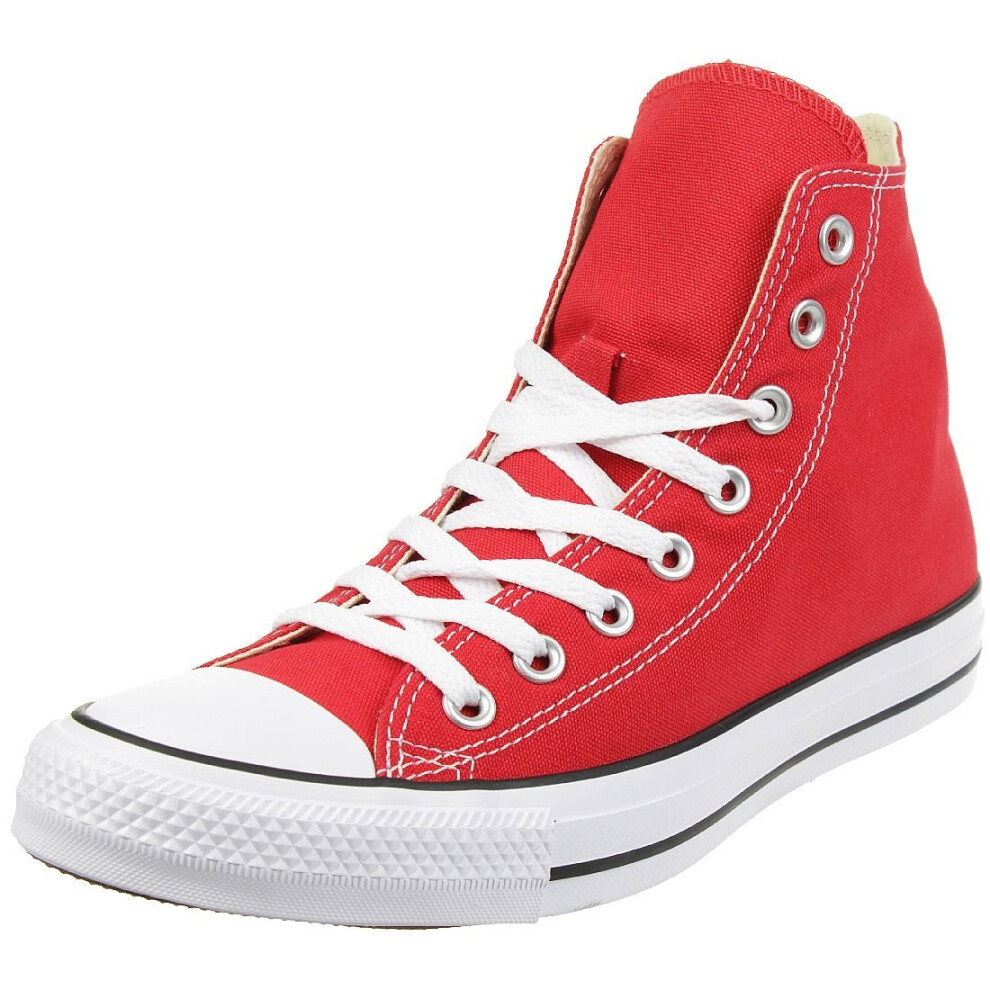 Converse Men's All Star Chuck Taylor Hi Casual Shoe Red Men 10.5 Women