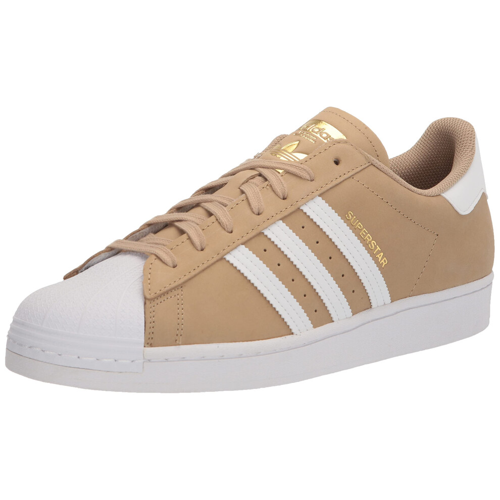 adidas Originals Men's Superstar Sneaker  Beige Tone/White/Gold Metall