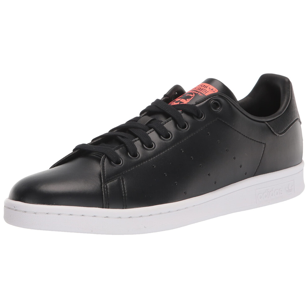 adidas Originals Men's Stan Smith Sneaker  Black/White/Turbo  6.5