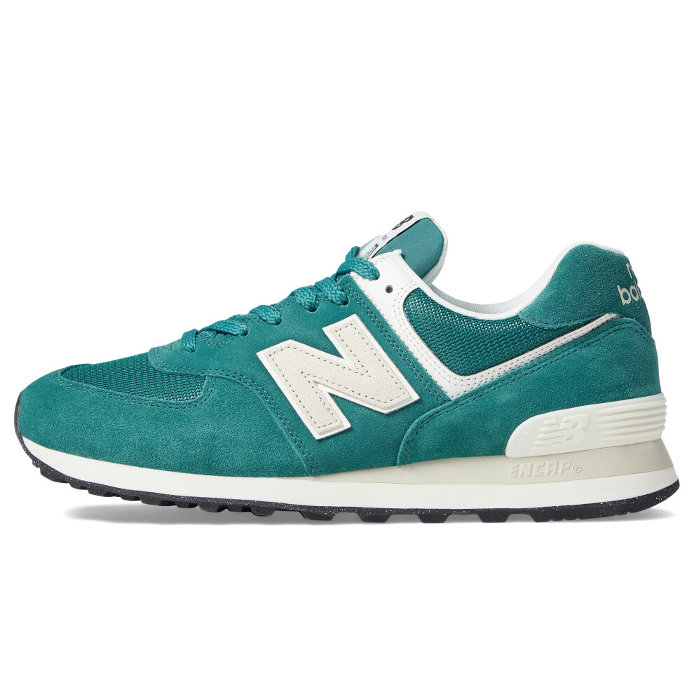 New Balance Unisex 574 V2 Lace-Up Sneaker  Green/Grey  7.5 US Men