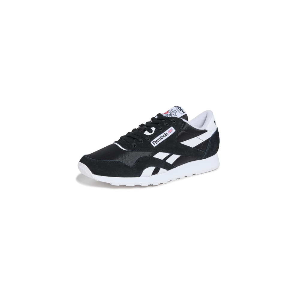 Reebok Men's Classic Nylon Sneaker Black/White