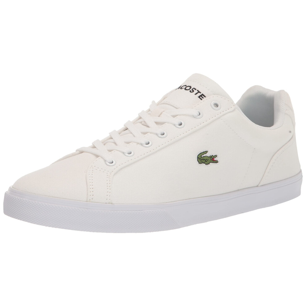 Lacoste Men's Lerond Sneaker  White/White  9.5