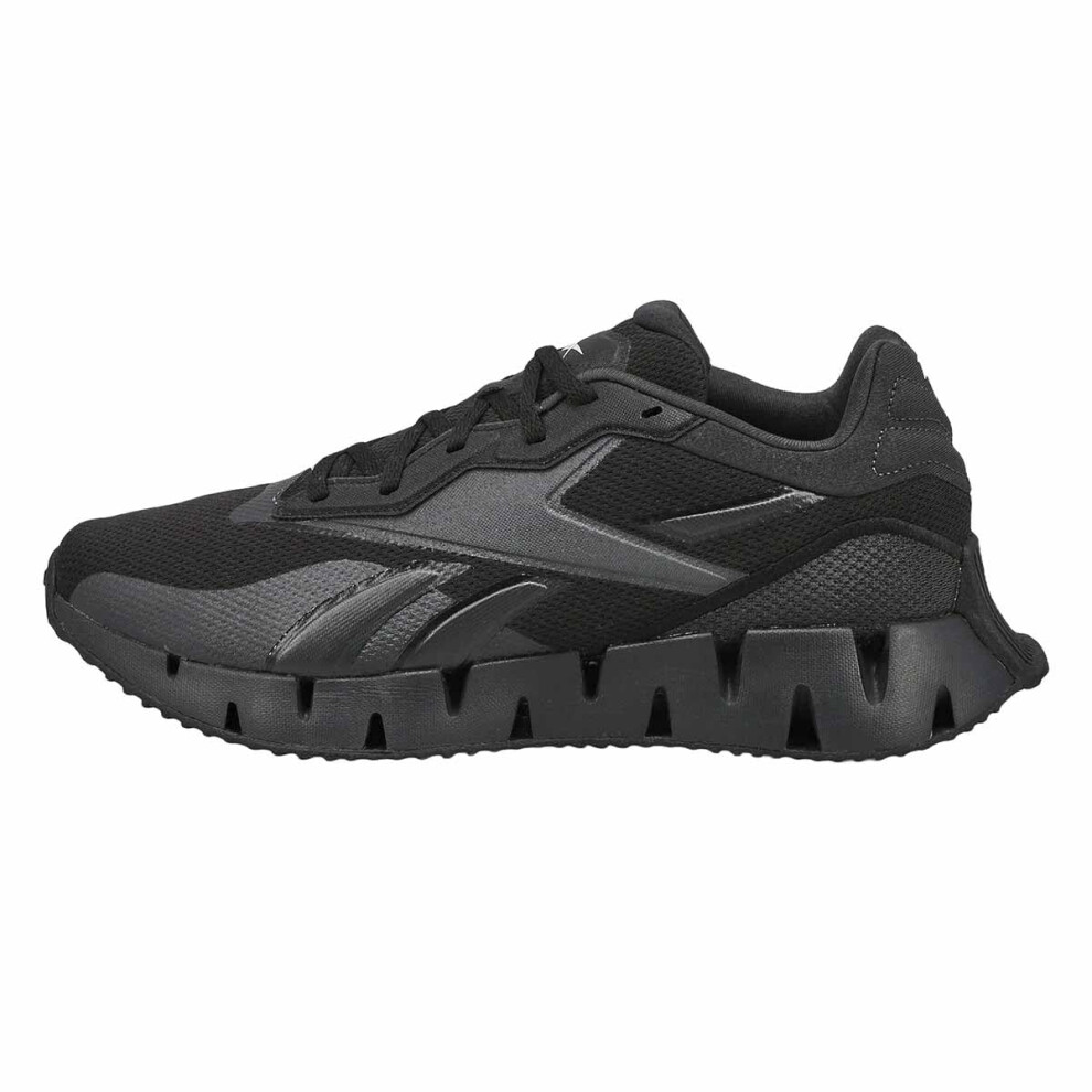 Reebok Unisex Zig Dynamica 4 Sneaker  Black/Pure Grey  4.5 US Men