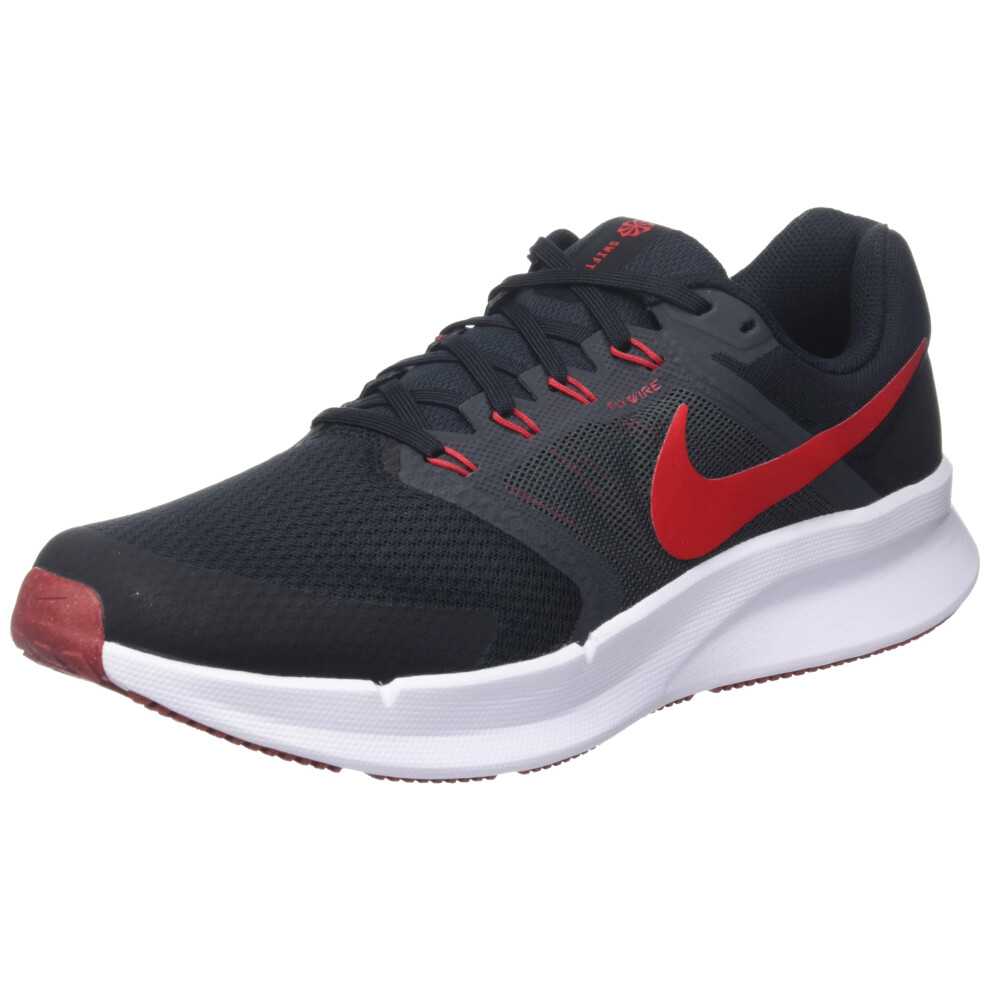 NIKE Men's Sneaker  Black University Red White Anthracite  10