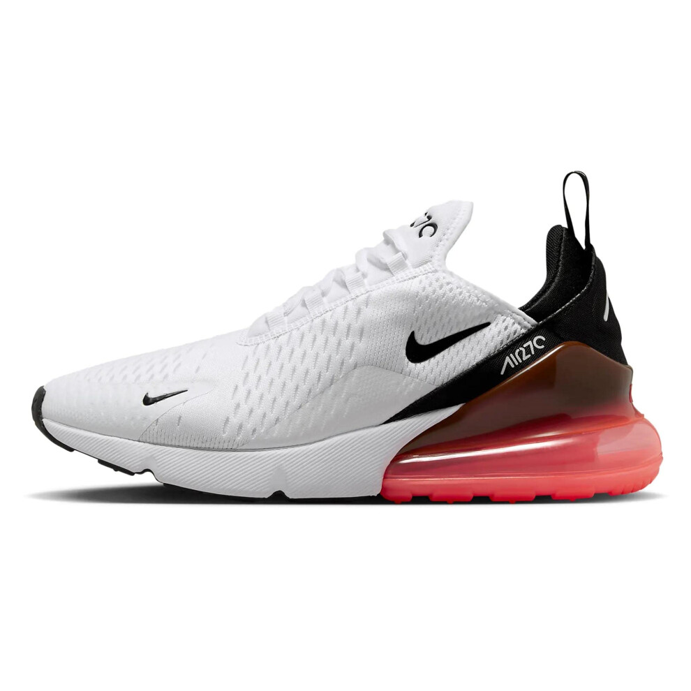 Nike Men's Air Max 270 Running Shoes (White/Hot Punch/Black  us_Footwe