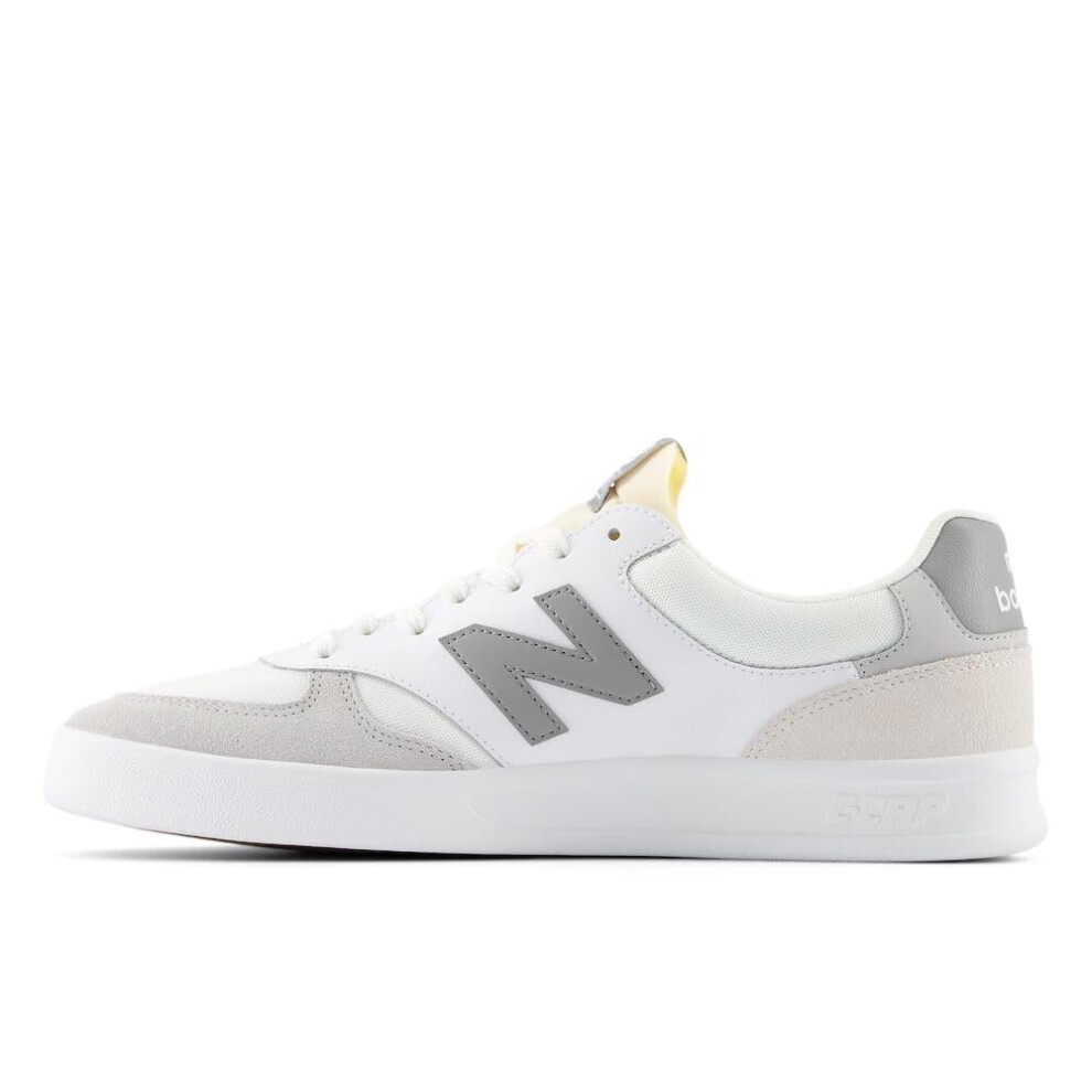 New Balance Men's 300 V3 Court Sneaker  White/Slate Grey/0  8