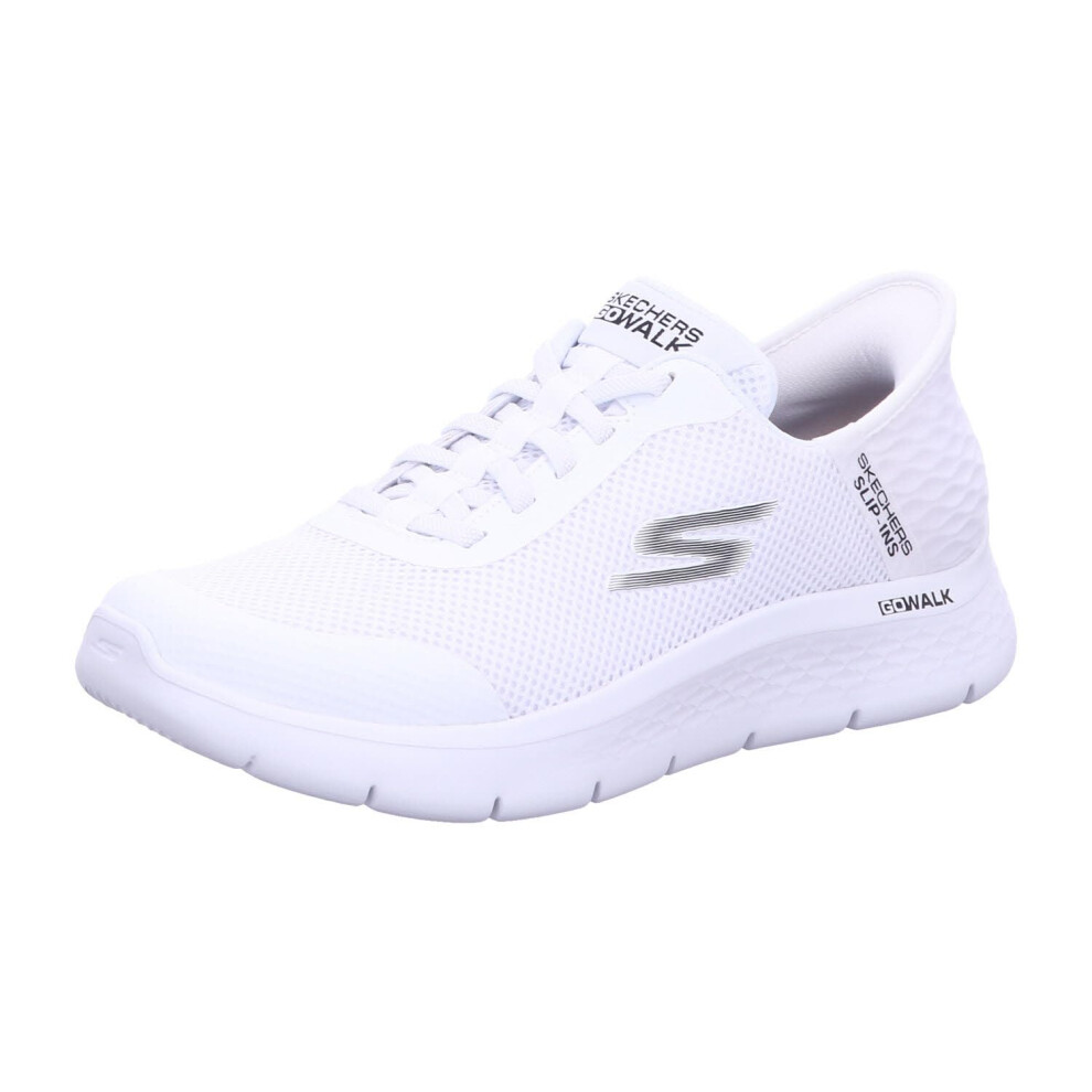 Skechers Men's Free Slip-Ins Go Walk Flex-Hands Up Sneaker  White  8.5