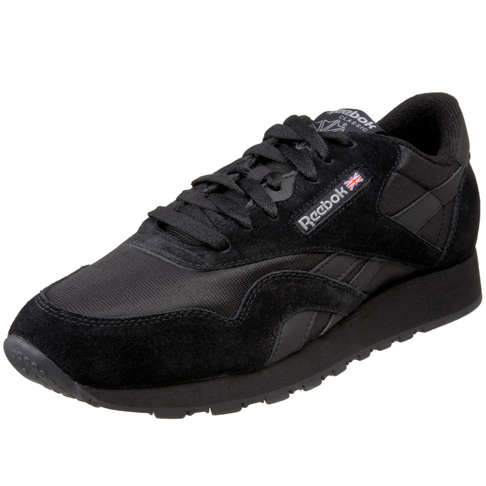 Reebok Men's Classic Nylon  Black/Black/Carbon NO C/O  10.5